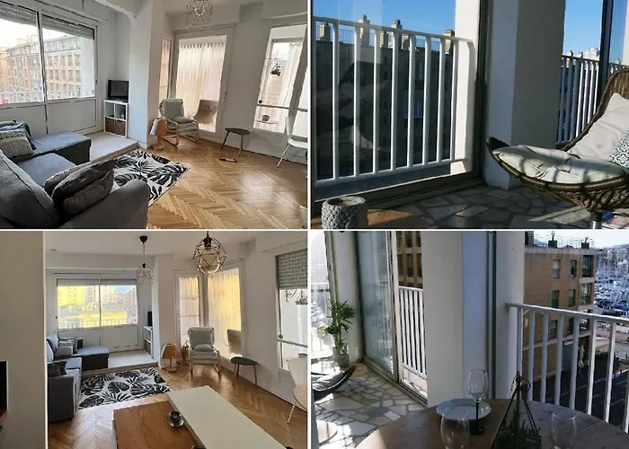 Superbe Vue Sur Le Vieux Port 70 M2 Avec Une Terrasse & Parking